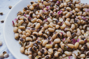 Insalata di fagioli dall’occhio - Salat von Schwarzaugenbohen