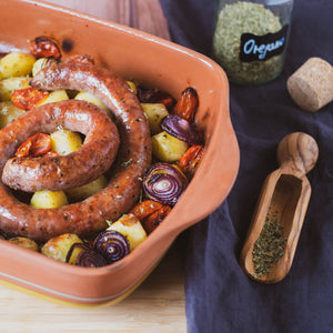 Salsiccia al forno - Salsiccia aus dem Ofen