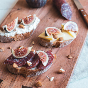 Variazioni di bruschette con fichi – Bruschetta-Variation mit Feigen