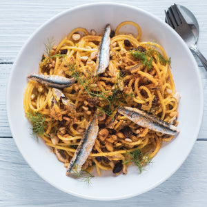 Pasta con le sarde - Pasta mit Sardinen