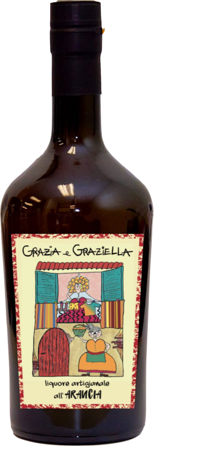 "GRAZIA E GRAZIELLA" Liquore all'arancia - Orangenlikör