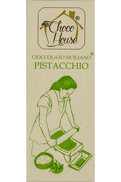 Cioccolato Siciliano con Pistacchio - Dunkle Schokolade mit Pistazien