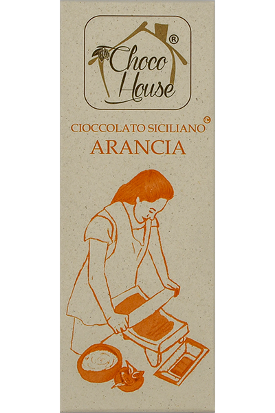 Cioccolato Siciliano con Arancia - Dunkle Schokolade mit Orange
